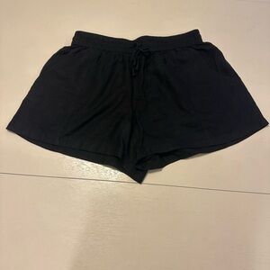 Black Linen Women's Shorts